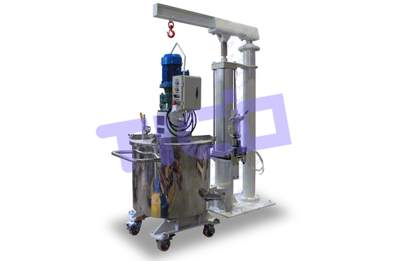 1.1KW смеситель для передачи мощности для 60L Планетарный вакуумный смеситель в L660*W660*H1375mm Размер